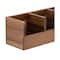 Seville Classics Small Acacia Desktop Organizer